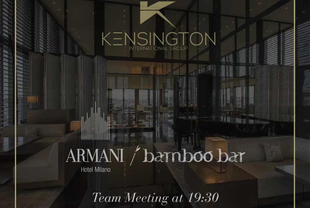 EVENTO KENSINGTON GROUP PRESSO ARMANI HOTEL MILANO