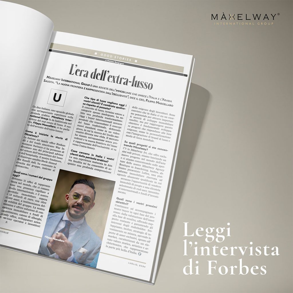 Intervista di Forbes a Filippo Mascellaro